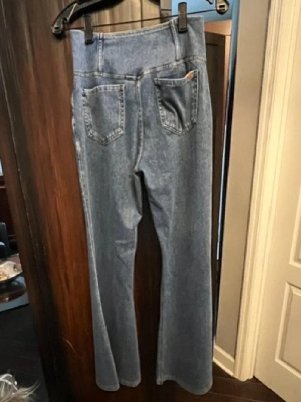 NWT Halara Flex Denim Bootcut Jeans Tummy Control Stretch Medium - Picture 2 of 7